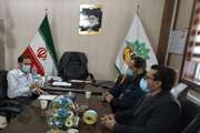 نشست رئیس شبکه دامپزشکی با شهردار